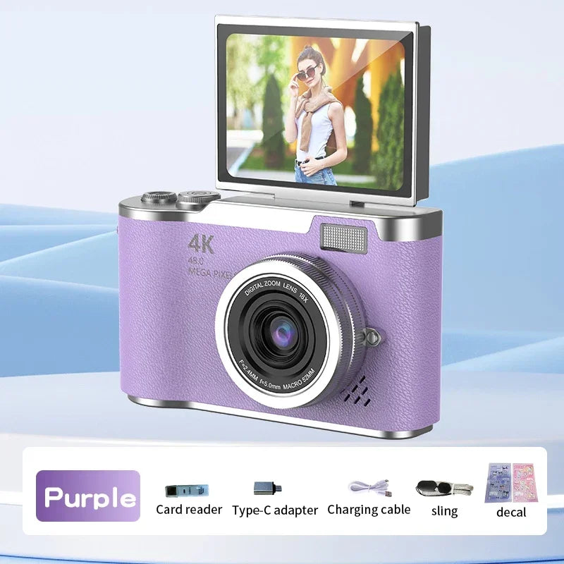4k Flip Screen Digital Camera